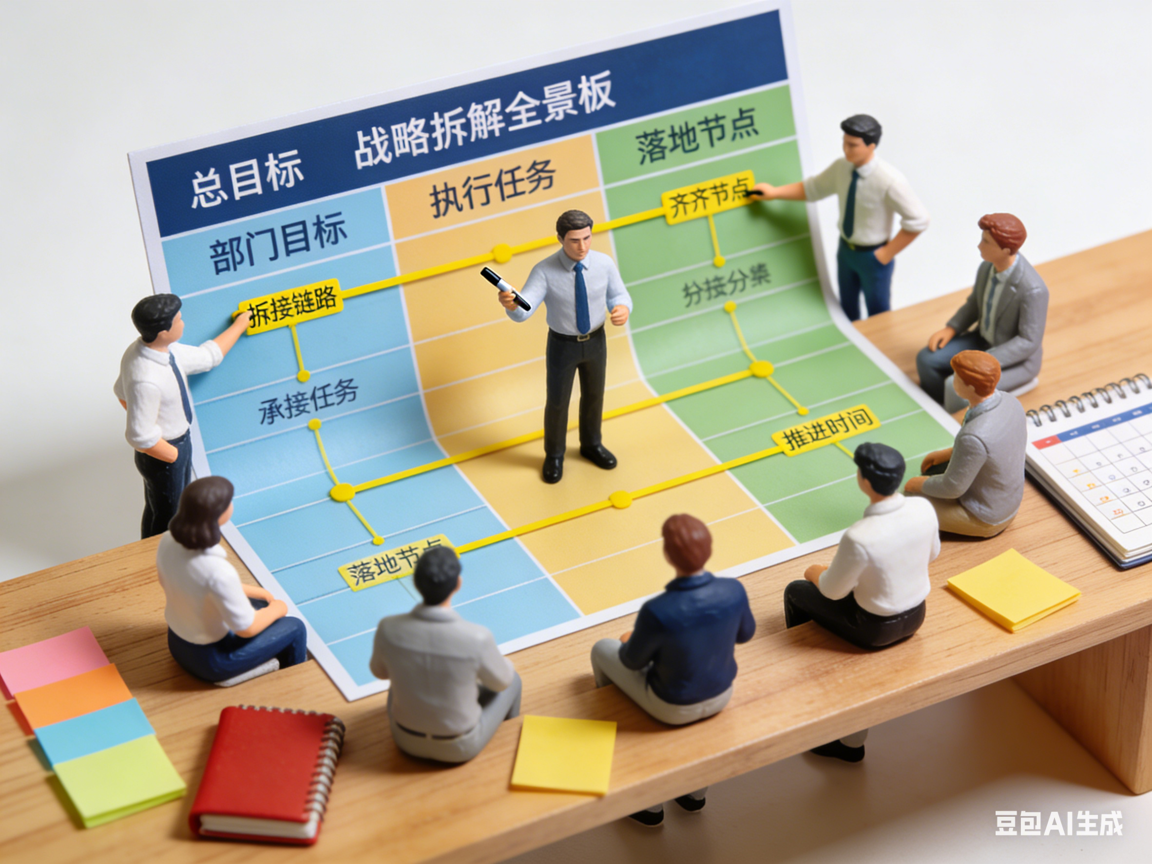 战略落地的关键：拆得开，对得齐，落得下去